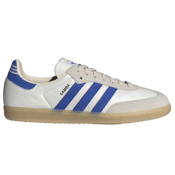 🤍💙 ADIDAS SAMBA BLUE WHITE 💙🤍